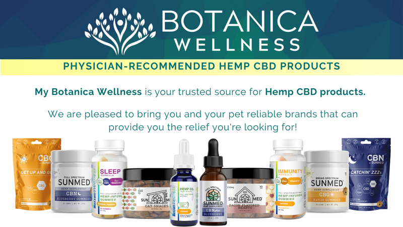 my botanica wellness homepage CBD banner